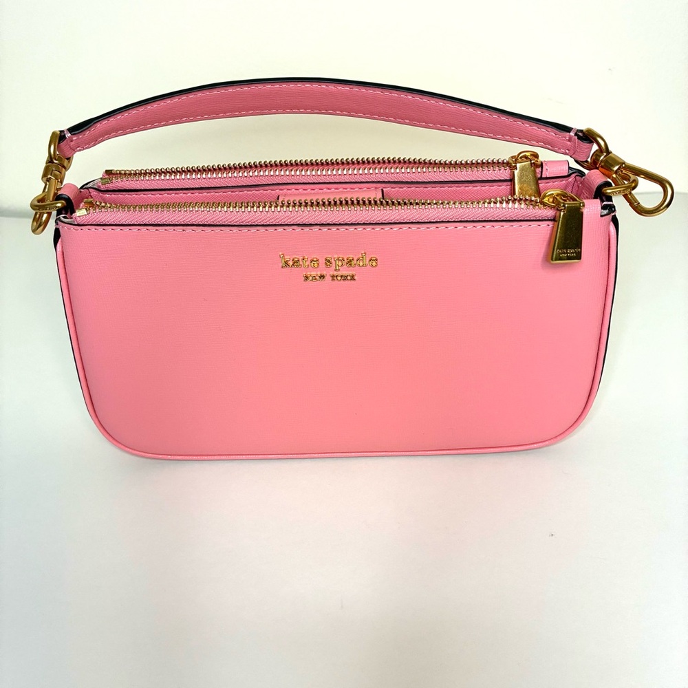 Kate Spade Small Coral Pink Shoulder Bag